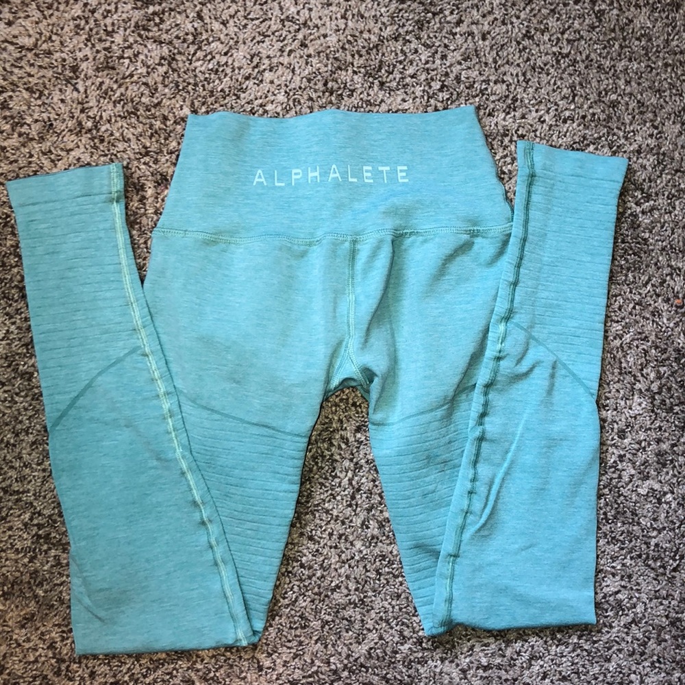 Alphalete Jade Green Leggings